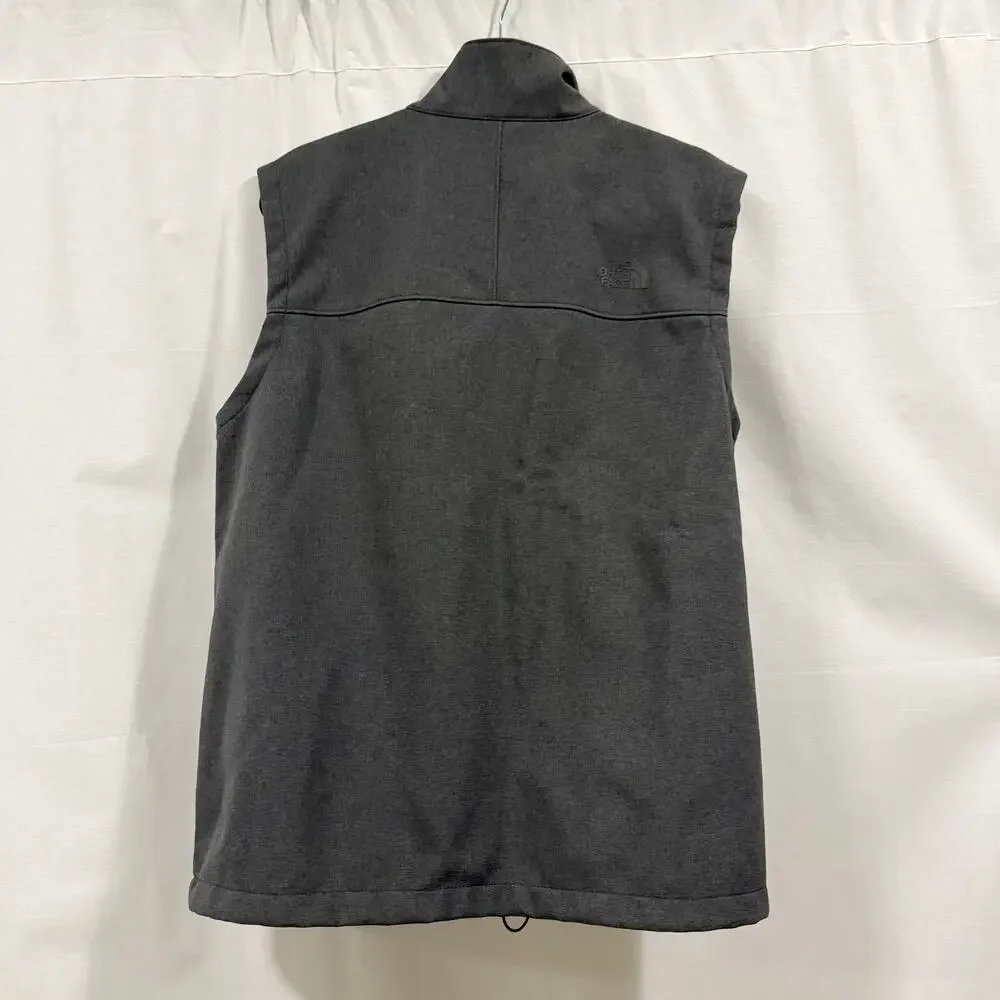 The North Face Men’s Large Gray Soft Shell Vest Full Zip Outdoor